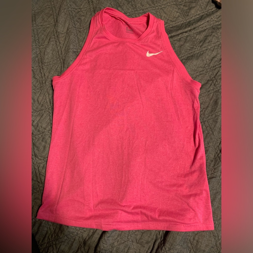 Pink Nike tank top